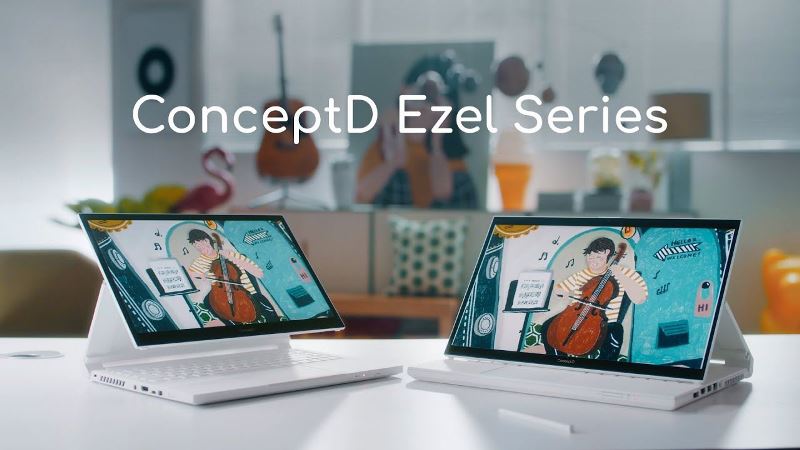 Đánh giá GTX 1650Ti trên chiếc laptop cho designer Acer ConceptD 3 Ezel 1