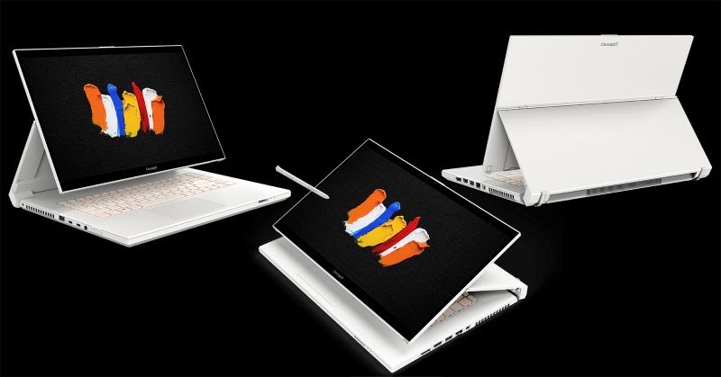 Acer ConceptD 7 Ezel có đầy đủ tính năng của một chiếc laptop chuyên thiết kế đồ họa