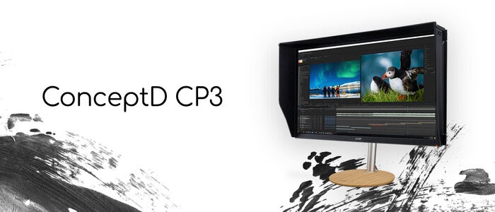 Acer ConceptD CP3  - một trong những mẫu màn hình thiết kế đồ họa tốt nhất được designer tin dùng
