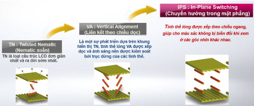 Sự khác biệt của 3 loại tấm nền phổ biến hiện nay